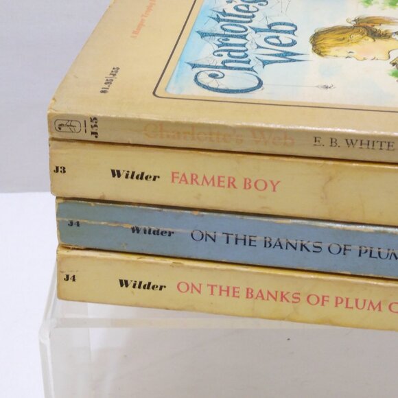 Harper Trophy Books Charlotte's Web Farmer Boy (2) On The Banks Of Plum Creek - Picture 2 of 13